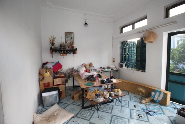 Vietnamese style house with nice garden for rent in Tay Ho area